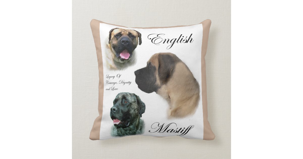 mastiff pillow