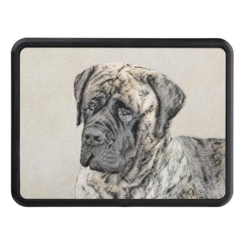 English Mastiff Brindle Painting _ Dog Art Hitch Cover