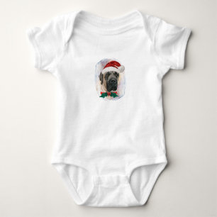 English Mastiff Christmas Gifts For Dog Lovers Baby Bodysuit