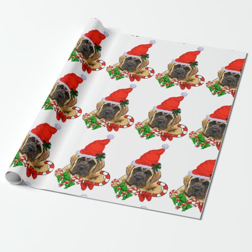 English Mastiff Christmas Wrapping Paper