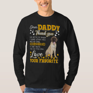 English Mastiff Dear Daddy Thank You For Being My T-Shirt