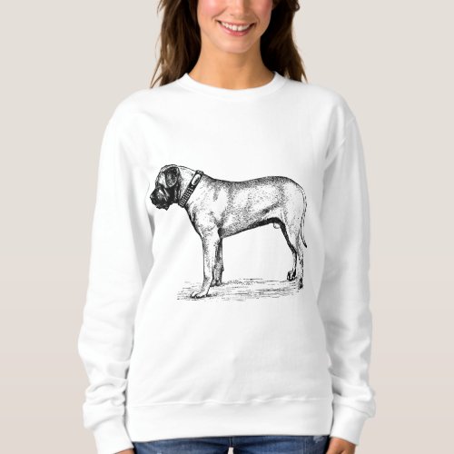 English Mastiff Dog Vintage dog lover mom dad gift Sweatshirt