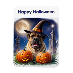 English Mastiff Great Dane Halloween Magnet