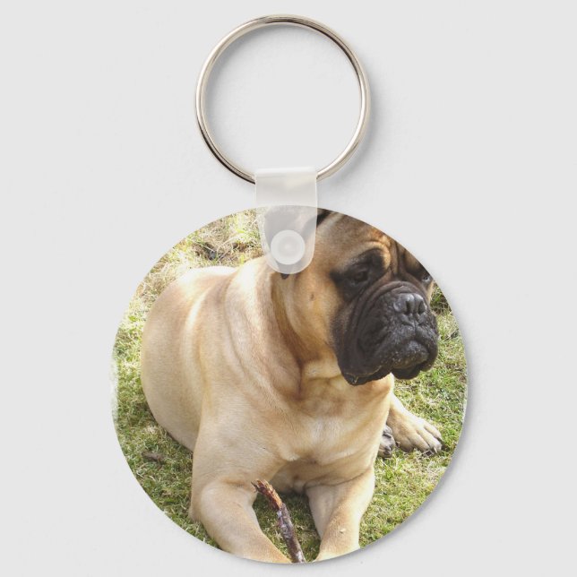 English Mastiff Keychain (Front)