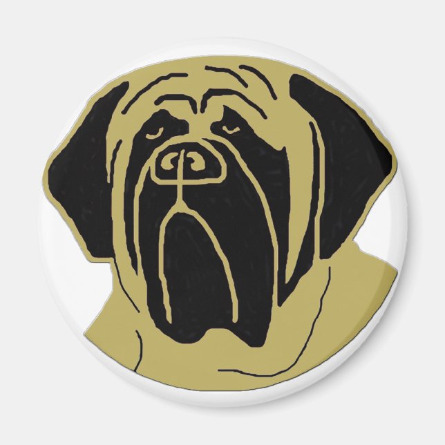 English Mastiff Magnet (Front)