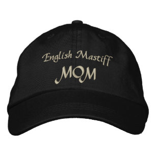 English Mastiff Mom Gifts Embroidered Baseball Cap