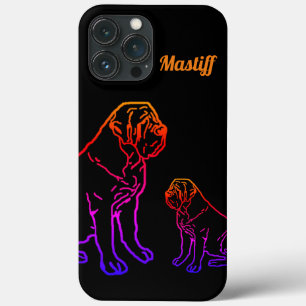 English Mastiff Neon English Mastiff iPhone 13 Pro Max Case