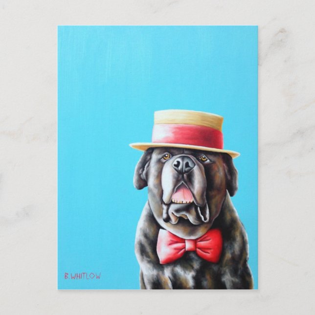 English Mastiff Postcard - Meathead (Front)