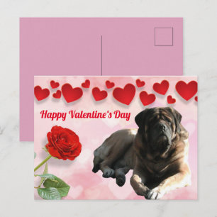 English Mastiff Valentine's Day card