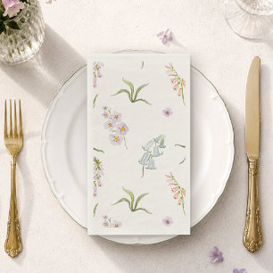 English Meadow Botanical Wedding Paper Guest Towels