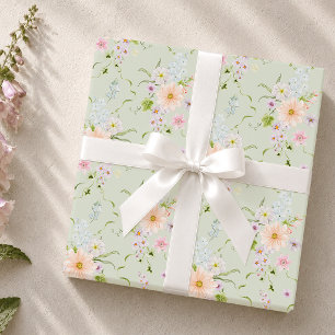 English Meadow Floral Wrapping Paper