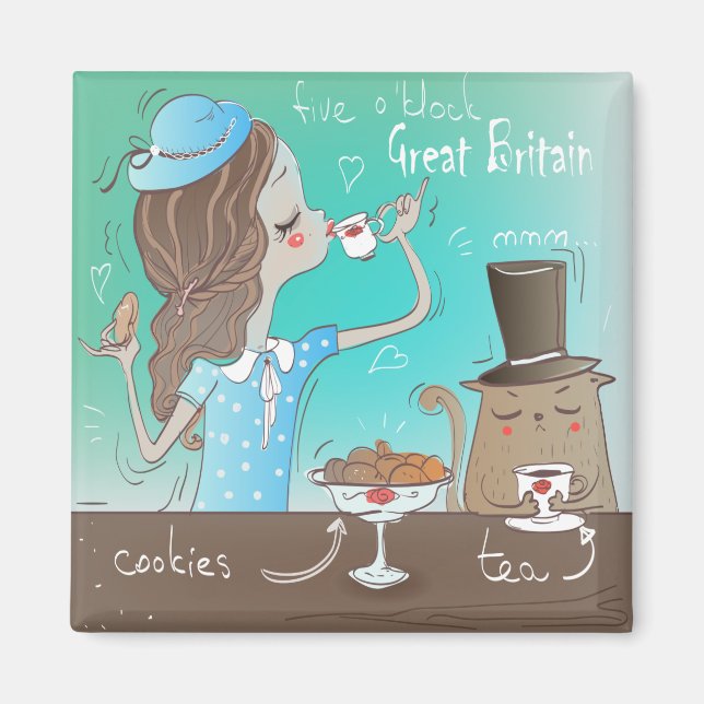 English Meal Magnet (Front)
