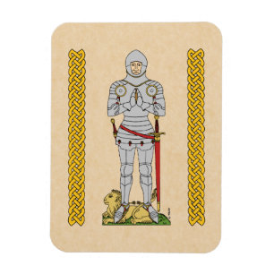English Medieval Knight Circa 1430 Magnet