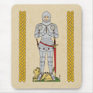 English Medieval Knight Circa 1430 Mouse Pad
