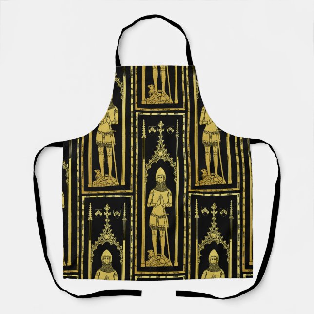 English Medieval Portrait 1355 John, Lord Cobham Apron (Front)