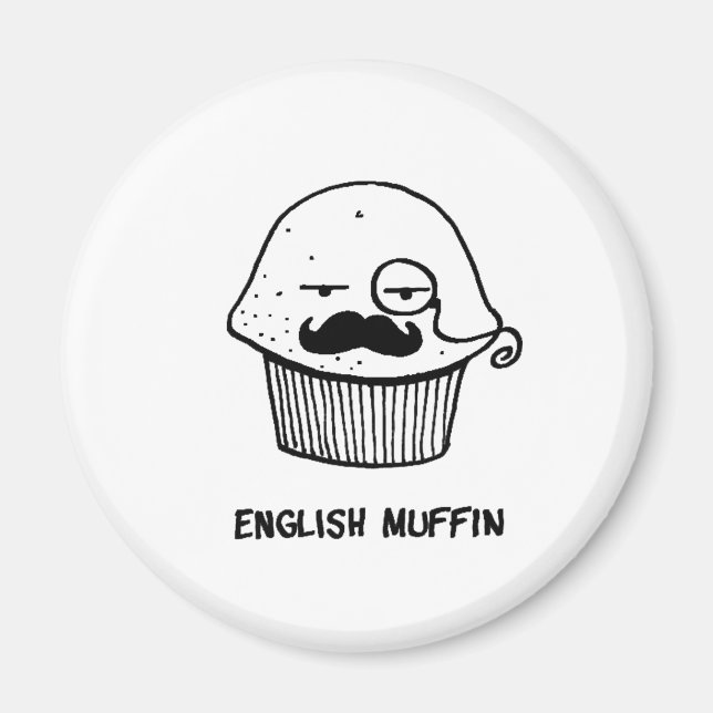 english muffin.png magnet (Front)
