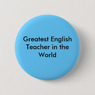 English Pinback Button