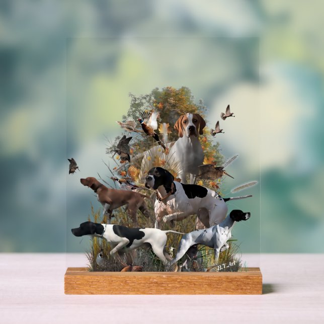 English Pointer  Acrylic Sign (Neutral)