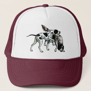 english pointer and setter trucker hat