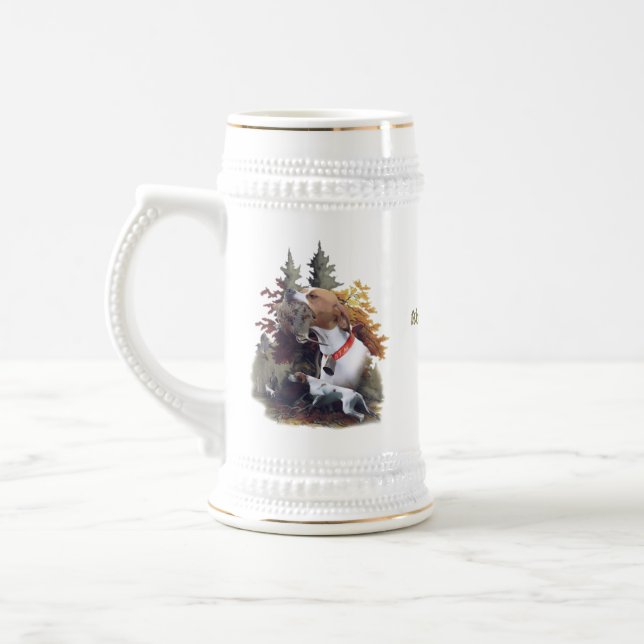 English Pointer     Beer Stein (Left)