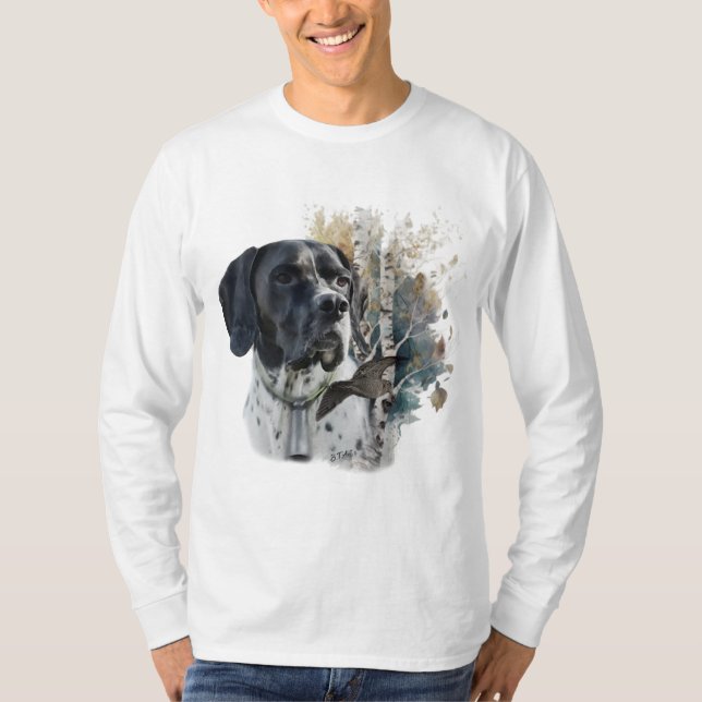 English pointer , bird hunting T-Shirt (Front)