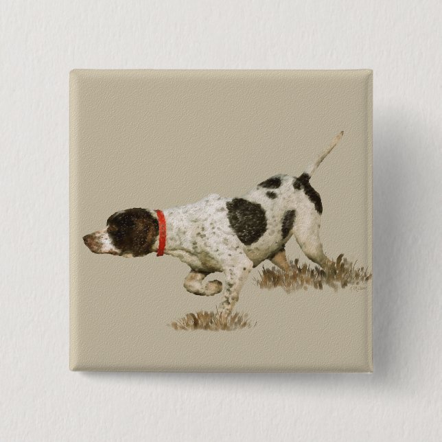 English Pointer Button (Front)