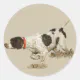 English Pointer Classic Round Sticker | Zazzle