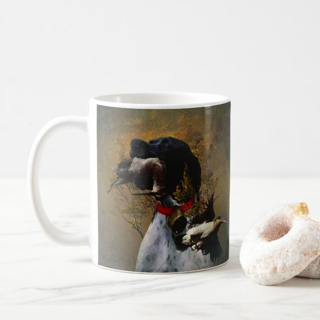 English Pointer    Coffee Mug (With Donut)