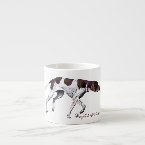English Pointer dog beautiful photo gift Espresso Cup
