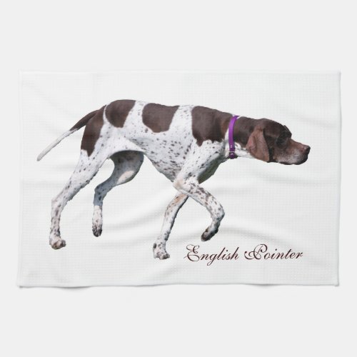 English Pointer dog beautiful photo gift Towel
