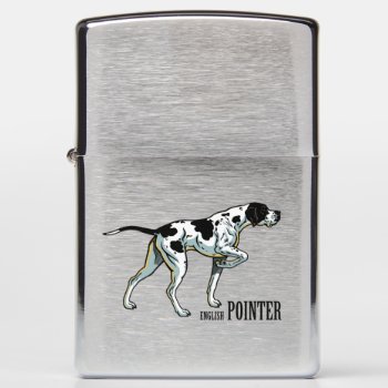 English Pointer Dog Zippo Lighter by insimalife at Zazzle