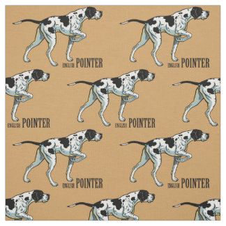 english pointer fabric