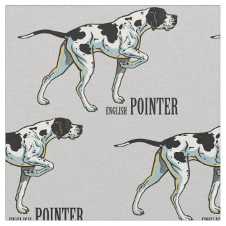 english pointer fabric