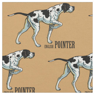 english pointer fabric