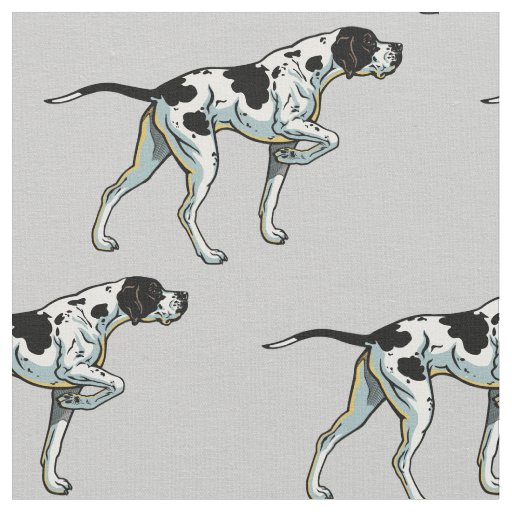 english pointer fabric