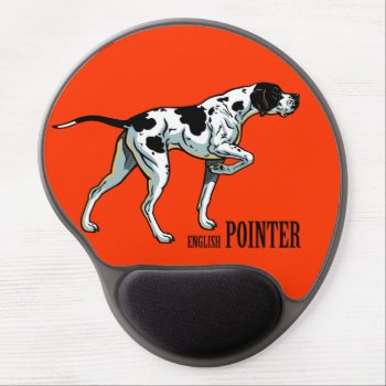 English Pointer Gel Mouse Pad by insimalife at Zazzle