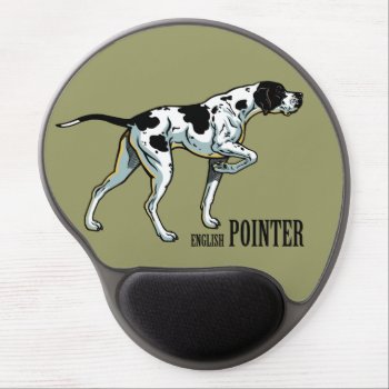 English Pointer Gel Mouse Pad by insimalife at Zazzle
