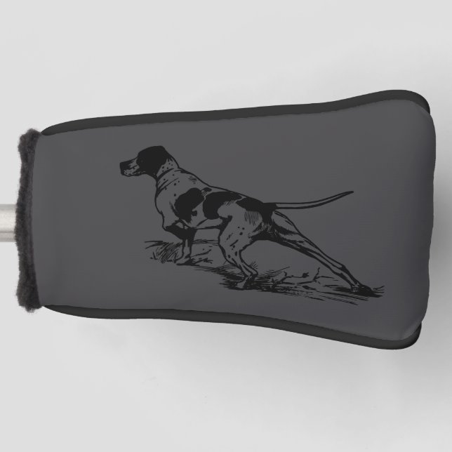 English Pointer Golf Head Cover (Front)