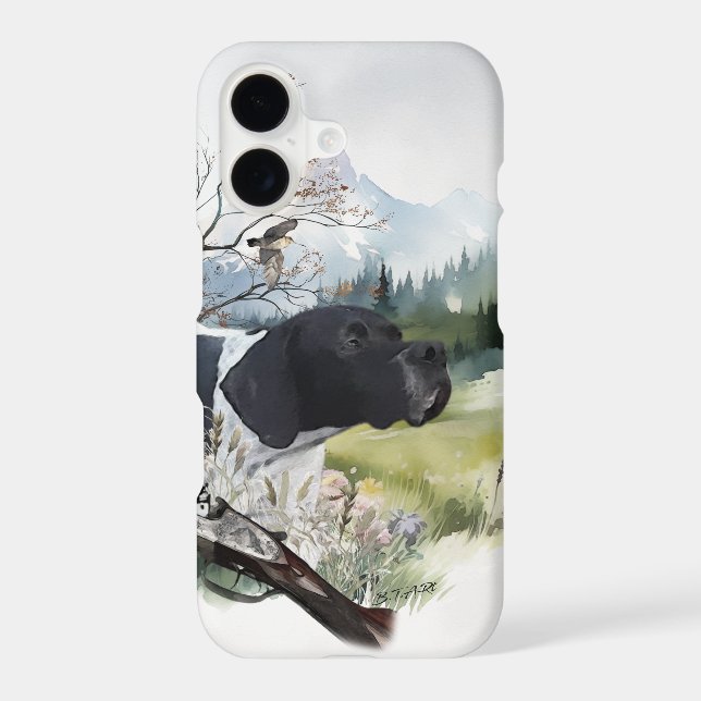 English pointer iPhone case (Back)