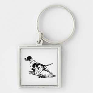 English Pointer Keychain