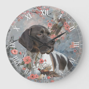 English Pointer Large Clock
