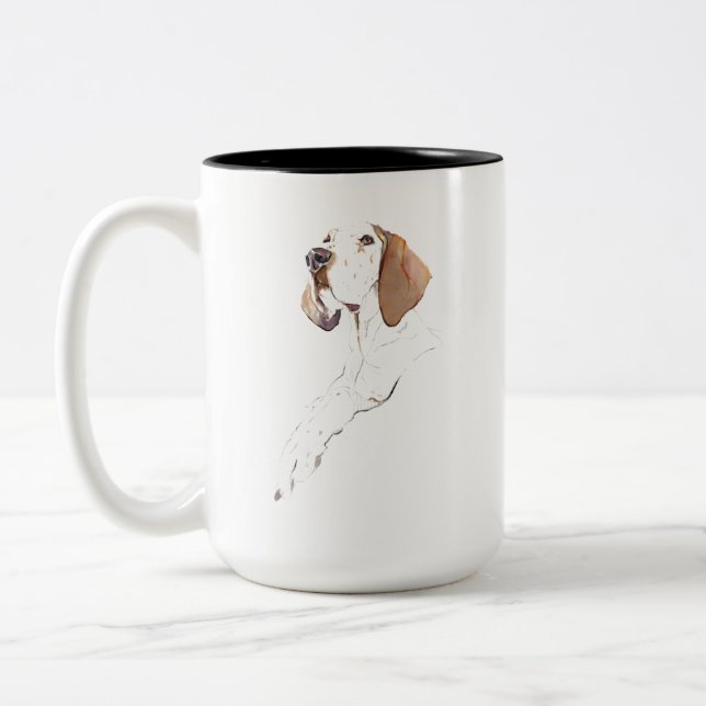 English Pointer Mug – Dog Mom Coffee Mug (Left)