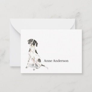 English Pointer Note Card