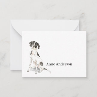 English Pointer Note Card