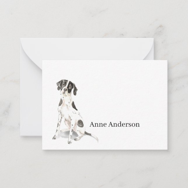 English Pointer Note Card (Front)