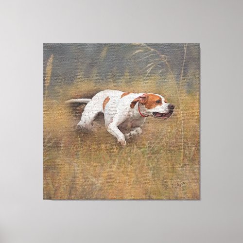 English Pointer Paperweight Acrylic Print Triptych