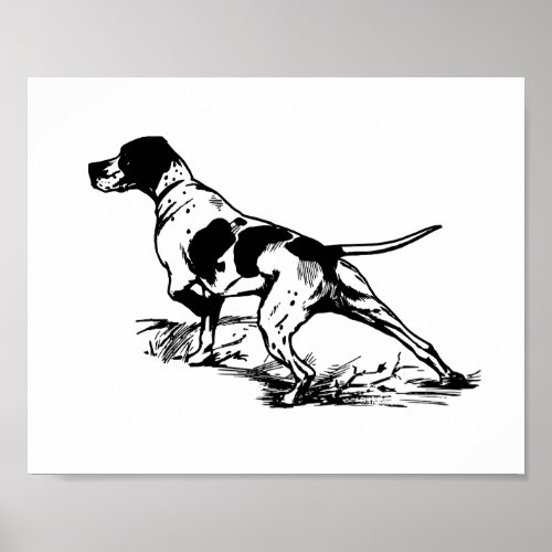 English Pointer Poster