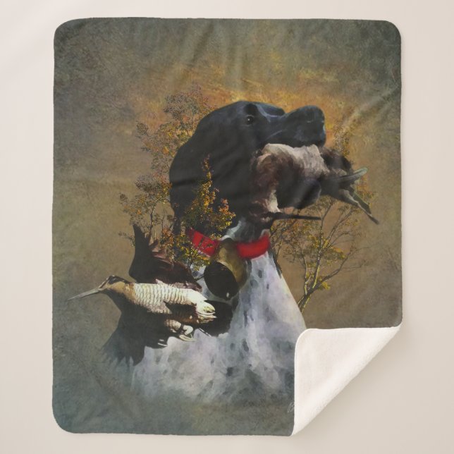 English Pointer    Sherpa Blanket (Front)