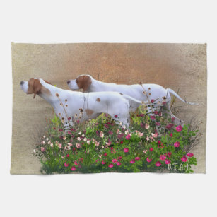 English Pointer Tapestry Poster Triptych Acrylic P Kitchen Towel