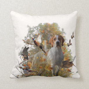 English Pointer Throw Pillow